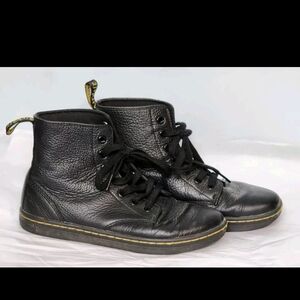 Dr. Martens Leyton Leather Casual Boots Black AW004 Women's 6  Doc Docs